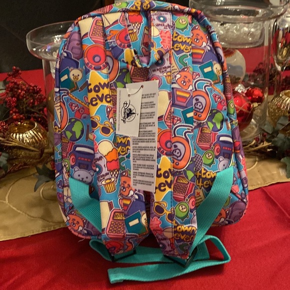 NWT - LOUNGEFLY + DISNEY PIXAR EDITION MINI BACKPACK🩵🎒💎🎁🩷 - Picture 13 of 15